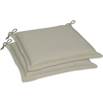 Podsedák GO-DE Textil Sada zahradních podsedáků Uni (polštářek, 5 cm, 2 kusy, béžová)