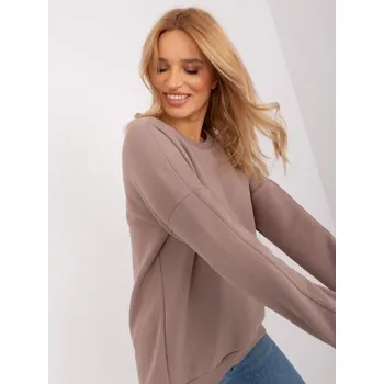 Dámská mikina Dámská halenka basic BASE tmavě béžová
