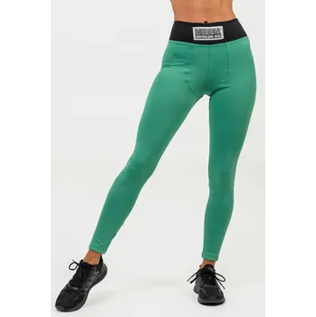 Dámské legíny NEBBIA Legíny s vysokým pasem SIGNATURE zelená S