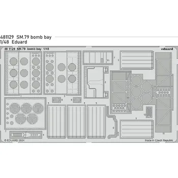 Plastikový model Eduard 1/48 SM.79 bomb bay (EDUARD)