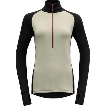 Dámská móda Devold dámský rolák se zipem Expedition Merino 235 Zip Neck (2022) Barva: Fog/Caviar, Velikost: S