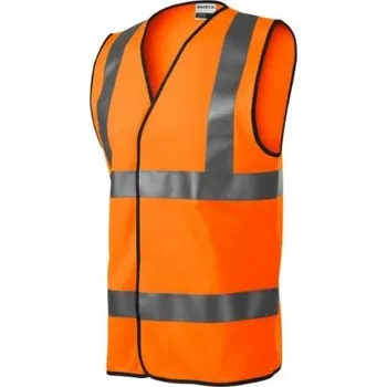 Pánské oblečení HV Bright bezpečnostní vesta unisex M fluorescenční oranžová