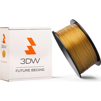 Tiskárna 3DW - ABS filament 1,75mm zlatá, 0,5 kg, tisk 220-250°C