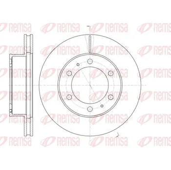 Brzdový kotouč Brzdový kotouč REMSA 61205.10