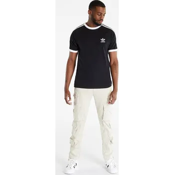 Pánské tričko Tričko adidas 3-Stripes Short Sleeve Tee Black XL