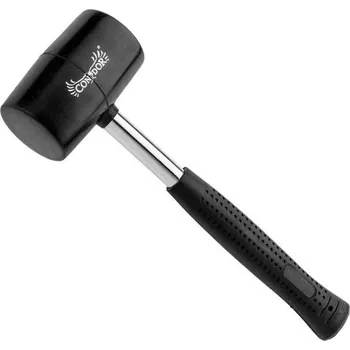 Kladivo Gumová palička 450 g - černá guma, kovová násada