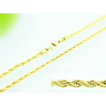 Řetízek Řetízek z chirurgická oceli zlacený 19800