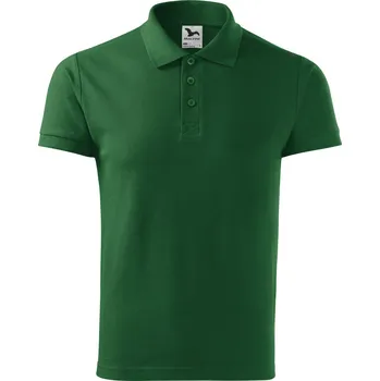 Pánské tričko Malfini Cotton Heavy Pánská polokošile 215 lahvově zelená L