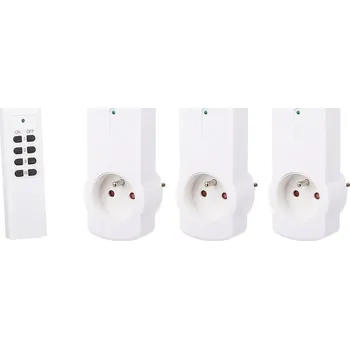 Úložný box Sada 3 zásuvek, 2300w Rádio řízené