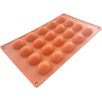 Forma na pečení I Love Cakes Silikonová forma na ořechy 29 x 17 cm oranžová