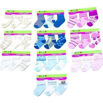 Pidilidi kojenecké ponožky (6 až 12m), Pidilidi, PD109, mix Velikost: 68/80, SizeAge: 6-12m