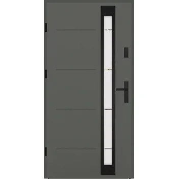 Interiérové dveře Vchodové dveře Minorka 90L antracit
