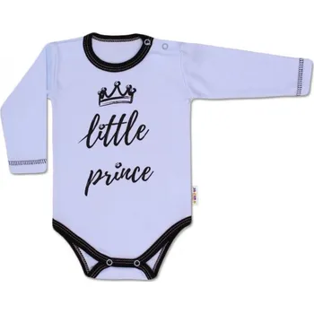 Body dlouhý rukáv, Little Prince - modré, Velikost koj. oblečení 56 (1-2m)