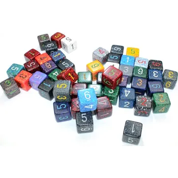 Příslušenství k deskovým hrám Kostka K06 mix barev, 16 mm (číslo)