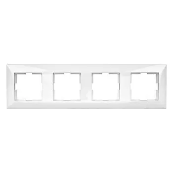 Čtyřrámeček Visio S 50 Classic bílá Schrack Technik EV105004