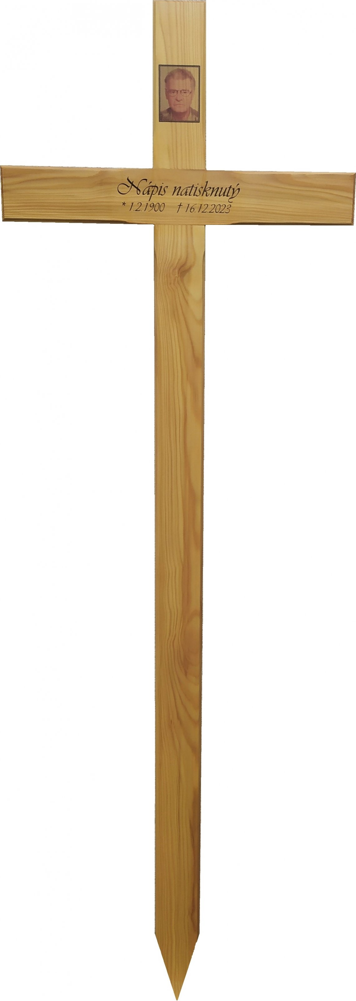 Kříž na hrob, modřínový 170