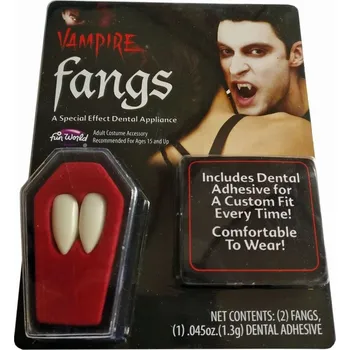 Karnevalový kostým Upíří tesáky - 1 pár