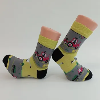 Dětské bavlněné ponožky Trepon Farma, zelené