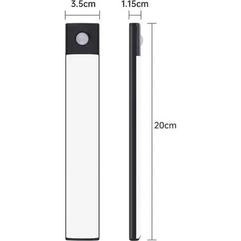 LED páska LED Světlo s PIR Pohybovým Senzorem 3v1 20cm