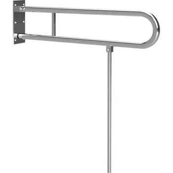 Sapho HANDICAP madlo sklopné s opěrnou nohou 813mm, nerez lesk