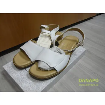 Dámské sandále AGB Dámské kožené pantofle sandále Antonelli Velikost: 36