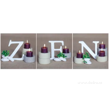 Obraz 3ks obrazů na plátně 28 x 28 cm digitální tisk na canvasové plátno