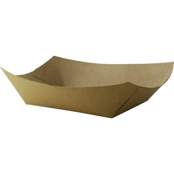 Jednorázové nádobí Gastro obaly Krabička otevřená č.5, 195x140x40mm (min. počet 500ks)