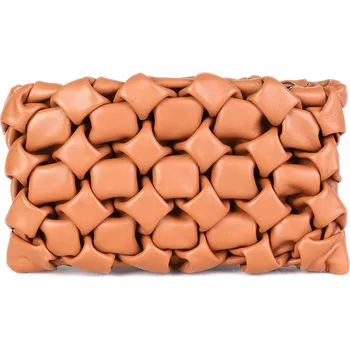 Kabelka ITALSKÉ Dámské hnědé kožené kabelky Hermina