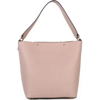 Kabelka ITALSKÉ Dámské jedinečné kožené kabelky Edita jemně růžové