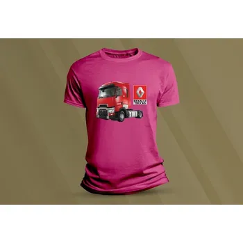 Chlapecké tričko Dětské bavlněné tričko Renault Trucks. velikost 116 Fuchsia