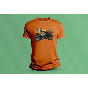 Chlapecké tričko Dětské bavlněné tričko Yamaha R6 žlutá. velikost 140 (9-11 let) Oranžová