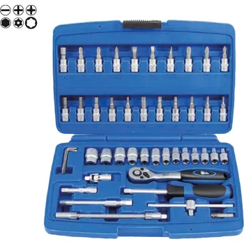 Gola sada Gola sada 1/4", Super-Lock 4 - 14 mm, Torx vrtaný, 47 dílů, Triumf (Triumf - profi)