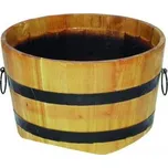 J.A.D. Tools Květináč dřevěný kulatý (dub) Velikost: 30x50 cm