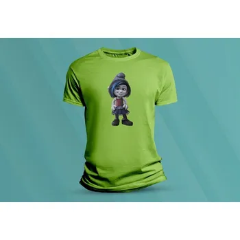 Chlapecké oblečení Dětské bavlněné tričko Šmoulové 5. velikost M Lime