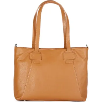 Kabelka ITALSKÉ Dámské kožené kabelky camel Bozena