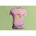 Dětské bavlněné tričko Medvídek Pů 4. Růžová velikost S