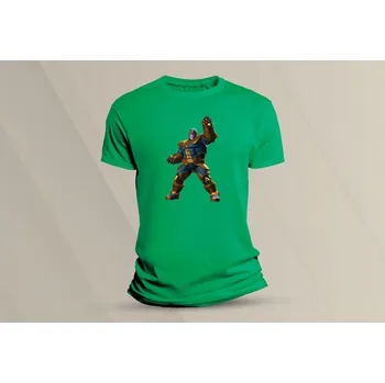 Dětské bavlněné tričko Thanos. velikost 152 (12-13 let) Zelená