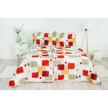 Povlečení Stanex Ložní povlečení krepové karty barevné (LS09) rozměr: 40 x 40 cm, Zapínání: Knoflíkové