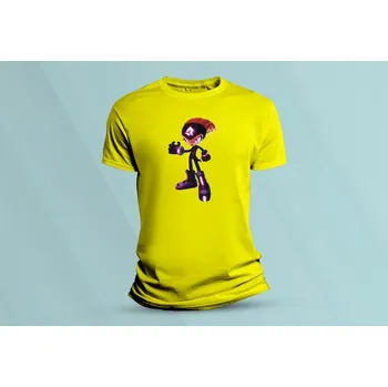 Dětská móda Dětské bavlněné tričko Shade the Echidna. Žlutá velikost 140 (9-11 let)