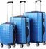 Cestovní kufr Monzana 107196 sada skořepinových kufrů 3 ks modrá