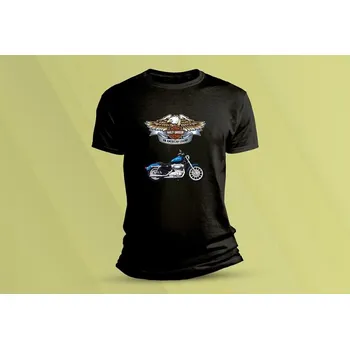 Dětská móda Dětské tričko s potiskem Harley-Davidson 5 Černá velikost 128