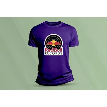 Chlapecké oblečení Dětské bavlněné tričko Red Bull Records. velikost 116 (5-6 let) Purpurová