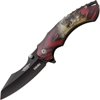 kapesní nůž JKR Zavírací nůž s motivem divočáka, 8,5 cm, ABS