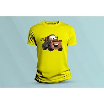 Dětská móda Dětské bavlněné tričko Burák. Žlutá velikost 104 (3-4 roky)