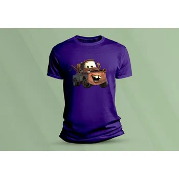 Dětské bavlněné tričko Burák. velikost 104 (3-4 roky) Purpurová