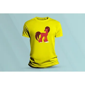 Dětská móda Dětské bavlněné tričko Retrotech. Žlutá velikost 140 (9-11 let)