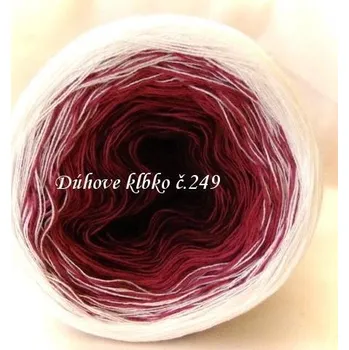 Příze Duhové klubíčko 249, 3nitka 900 m
