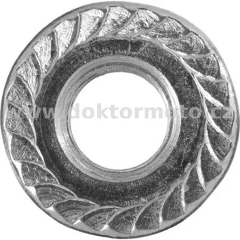 Matice Matice M5x0,75 - přírubová s ozubením / klíč 8 / m=5