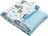 New Baby deka z minky s výplní 80 x 102 cm, modrá/medvídci