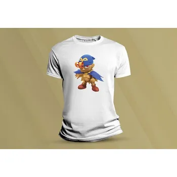 Dětské bavlněné tričko Geno. Bílá velikost 116 (5-6 let)